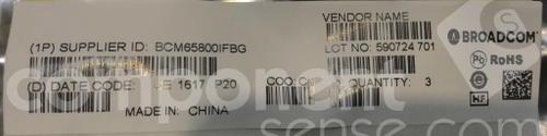 BCM65800IFBG 