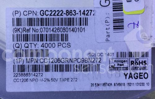 CC1206GRNPO9BN272 